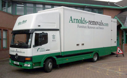 Arnolds Removals van